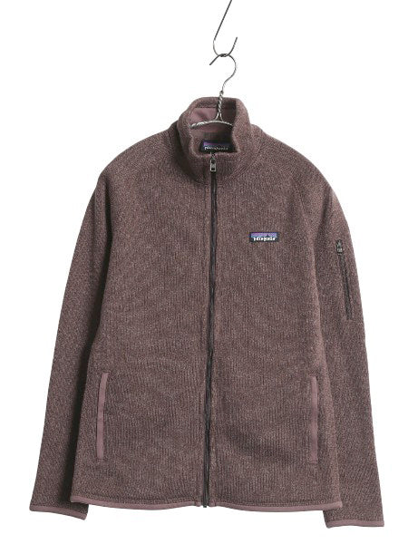 パタゴニア ベターセーター ジャケット レディース S / アウトドア 裏起毛 フリース セーター フルジップ ブルゾン ハイネック シンプル 茶