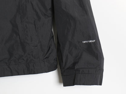 US企画 ノースフェイス DRYVENT マウンテンパーカー ジャケット レディース XS ナイロン フルジップ ブルゾン マンパ パッカブル ブラック