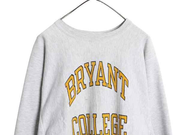 80s USA製 ★ チャンピオン リバースウィーブ 2段 カレッジ プリント スウェット メンズ XL ヴィンテージ トレーナー 裏起毛 大きいサイズ