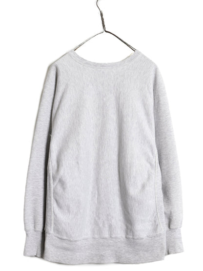 80s USA製 ★ チャンピオン リバースウィーブ 2段 カレッジ プリント スウェット メンズ XL ヴィンテージ トレーナー 裏起毛 大きいサイズ