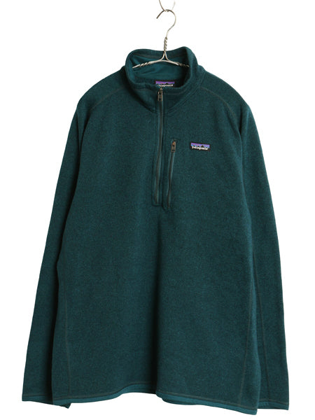 パタゴニア ベターセーター ハーフジップ メンズ XL 古着 22年製 アウトドア フリース セーター ジャケット プルオーバー 緑 大きいサイズ