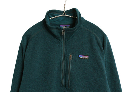パタゴニア ベターセーター ハーフジップ メンズ XL 古着 22年製 アウトドア フリース セーター ジャケット プルオーバー 緑 大きいサイズ
