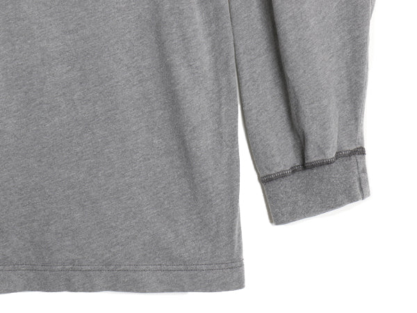 90s USA製 オールド ギャップ タートルネック 長袖 Tシャツ メンズ XL / ロンT ポケT ポケット付き ヘビーウェイト 無地 大きいサイズ 灰