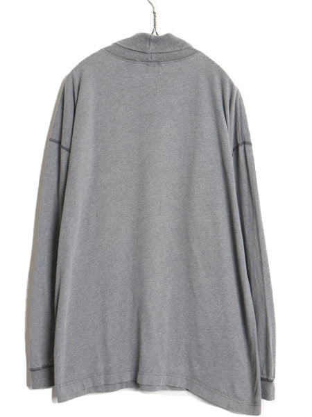 90s USA製 オールド ギャップ タートルネック 長袖 Tシャツ メンズ XL / ロンT ポケT ポケット付き ヘビーウェイト 無地 大きいサイズ 灰