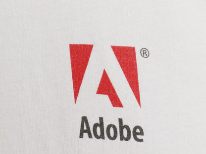 90s 00s ★ Adobe アート イラスト プリント Tシャツ メンズ XL オールド 企業物 テック コンピューター ロゴ グラフィック ヘビーウェイト