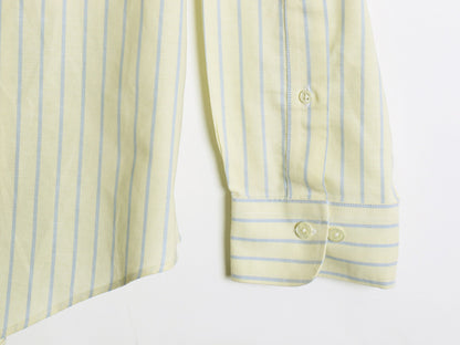 ブルックスブラザーズ ストライプ 長袖 ボタンダウン シャツ メンズ L / SLIM FIT オックスフォード スーピマ コットン ノーアイロン 細身