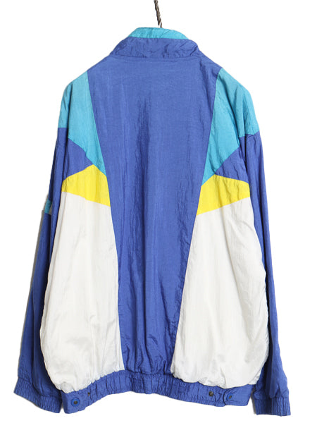 80s クリスチャンディオール ナイロン トラック ジャケット メンズ M / 古着 ヴィンテージ プルオーバー ハーフジップ ウィンドブレーカー 