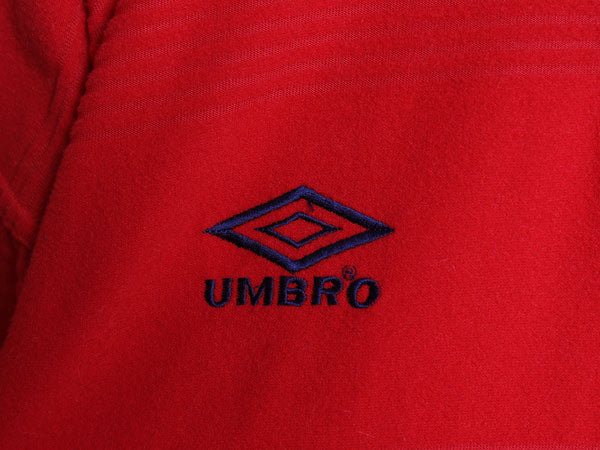90s 00s ☆ アンブロ イングランド代表 サッカー ユニフォーム メンズ XL / 99 00 当時物 フットボール シャツ アウェイ パイル タオルユニ