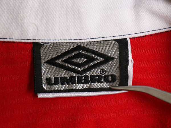 90s 00s ☆ アンブロ イングランド代表 サッカー ユニフォーム メンズ XL / 99 00 当時物 フットボール シャツ アウェイ パイル タオルユニ