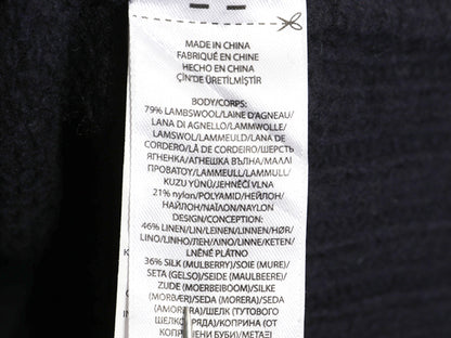 復刻 ポロカントリー ラルフローレン 星条旗 ニット パーカー メンズ M ポロ ラム ウール セーター プルオーバー ヘンリーネック ネイビー