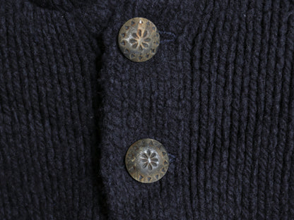 復刻 ポロカントリー ラルフローレン 星条旗 ニット パーカー メンズ M ポロ ラム ウール セーター プルオーバー ヘンリーネック ネイビー