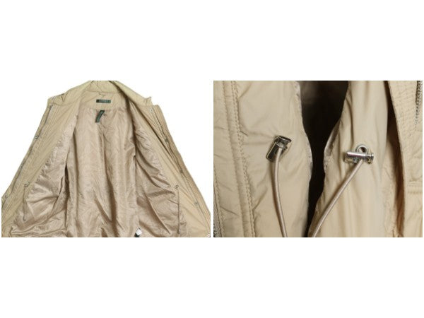 00s ローレン ラルフローレン 中綿 ナイロン キルティング ジャケット レディース M ポロ オールド サファリ タイプ ベルト付き ジャンパー