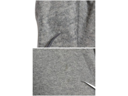 00s ポロ ラルフローレン ニット フード パーカー メンズ レディース L / オールド 100% カシミヤ プルオーバー 無地 シンプル セーター 灰