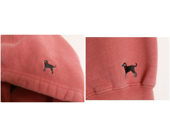 00s The Black Dog ドッグ プリント スウェット フード パーカー メンズ レディース L / オールド ヘビーウェイト 犬 裏起毛 トレーナー 