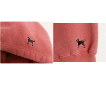 00s The Black Dog ドッグ プリント スウェット フード パーカー メンズ レディース L / オールド ヘビーウェイト 犬 裏起毛 トレーナー 