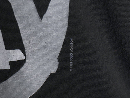 90s USA製 ★ The Who 30周年 イラスト プリント Tシャツ メンズ L / オールド オフィシャル 当時物 ミュージカル バンド ロック モッズ 黒