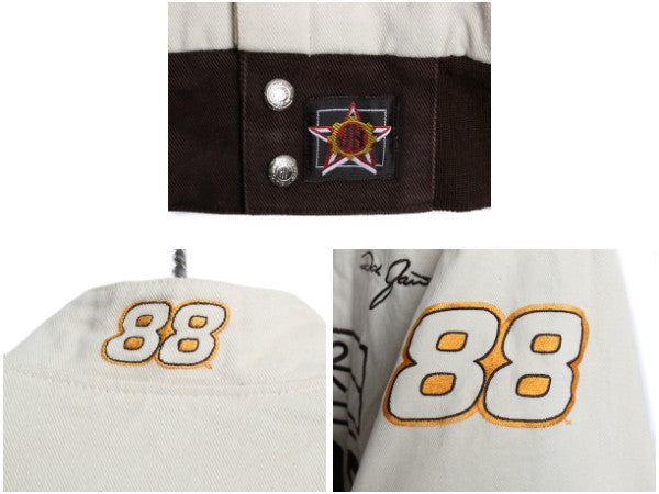 90s 00s USA製 ジェフハミルトン コットン レーシング ジャケット メンズ XXL / オールド NASCAR UPS 企業 当時物 レース 大きいサイズ