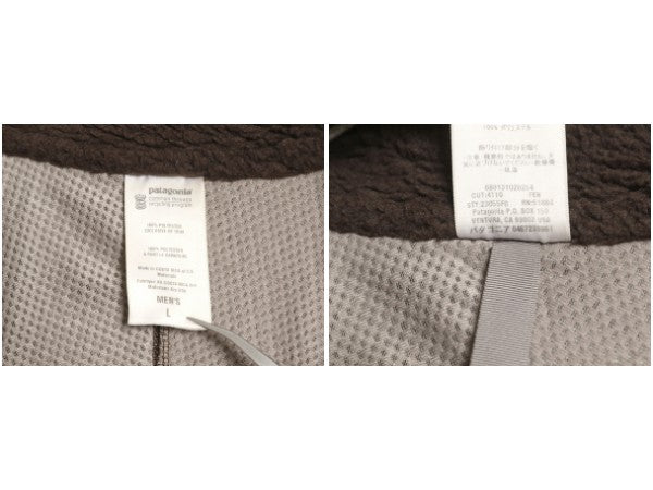 パタゴニア クラシック レトロX フリース ジャケット メンズ L / 10年製 フルジップ アウトドア ボア パイル ツートン ブルゾン ジャンパー