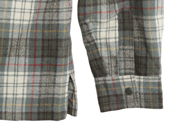 USA製 ペンドルトン フルジップ チェック ウール ジャケット レディース XL メンズ M 程/ ボックス スポジャケ 長袖 シャツ ブルゾン 薄手