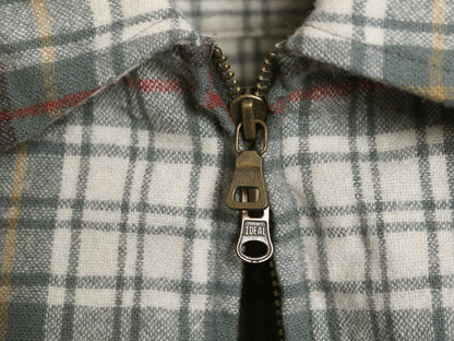 USA製 ペンドルトン フルジップ チェック ウール ジャケット レディース XL メンズ M 程/ ボックス スポジャケ 長袖 シャツ ブルゾン 薄手