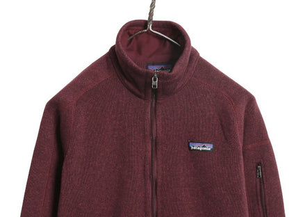 パタゴニア ベターセーター ジャケット レディース S 古着 20年製 アウトドア 裏起毛 フリース セーター フルジップ ブルゾン バーガンディ