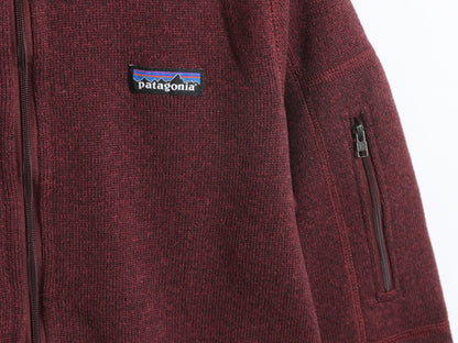 パタゴニア ベターセーター ジャケット レディース S 古着 20年製 アウトドア 裏起毛 フリース セーター フルジップ ブルゾン バーガンディ