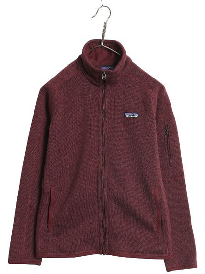 パタゴニア ベターセーター ジャケット レディース S 古着 20年製 アウトドア 裏起毛 フリース セーター フルジップ ブルゾン バーガンディ