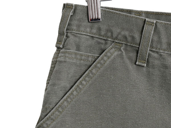 US企画 カーハート ダック ペインター ショートパンツ メンズ 33 / B25 コットン ショーツ 短パン ハーフパンツ ワーク MOS モスグリーン