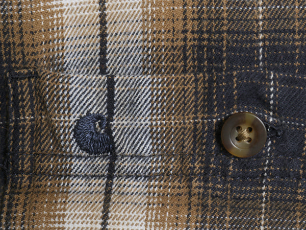 US企画 カーハート 長袖 ボタンダウン フランネル シャツ メンズ L オンブレ チェック RELAXED FIT ネルシャツ シャドー 廃盤 マルチカラー