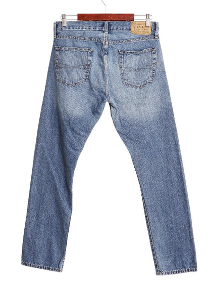 ポロ ラルフローレン デニム パンツ メンズ 30 30 / 古着 ヴィンテージ モデル ジーンズ ジーパン スリム ストレート ボトムス ヒゲ アタリ