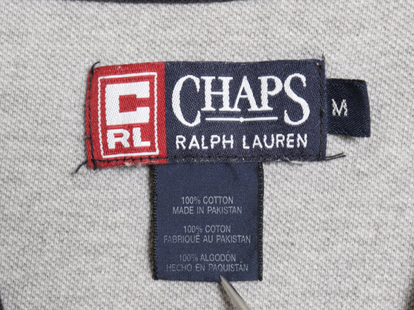 90s チャップス ラルフローレン 鹿の子 半袖 Tシャツ メンズ M 古着 オールド ポロ フットボール タイプ ヘビーウェイト コットン ツートン