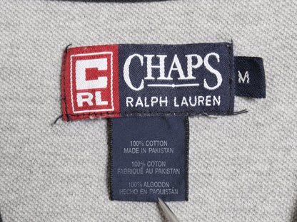 90s チャップス ラルフローレン 鹿の子 半袖 Tシャツ メンズ M 古着 オールド ポロ フットボール タイプ ヘビーウェイト コットン ツートン
