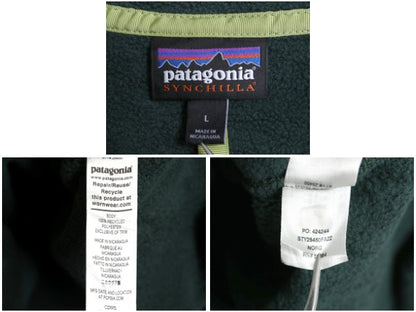 パタゴニア シンチラ スナップT メンズ L 22年製 プルオーバー フリース ジャケット ブルゾン ジャンパー アウトドア ハイネック シンプル