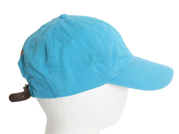 00s ポロ ラルフローレン コットン ベースボール キャップ フリーサイズ / 帽子 オールド チノ トラッカー ハット ワンポイント 本革レザー