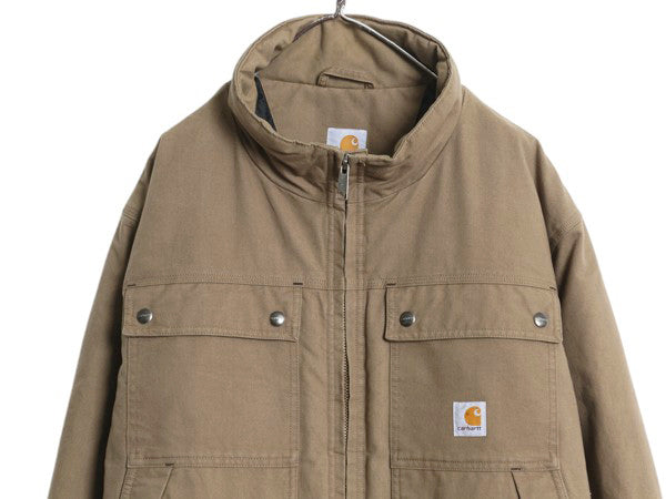  US企画 カーハート クイック ダック トラディショナル ジャケット メンズ XL ワーク 中綿 キルティング ブルゾン 撥水 廃盤 大きいサイズ