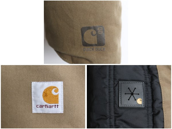  US企画 カーハート クイック ダック トラディショナル ジャケット メンズ XL ワーク 中綿 キルティング ブルゾン 撥水 廃盤 大きいサイズ