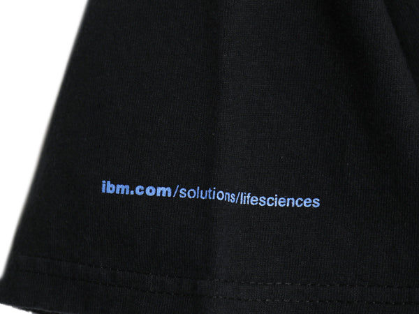 00s ★ IBM イラスト プリント Tシャツ メンズ L / オールド 企業物 当時物 グラフィック ロゴ コンピューター ヘビーウェイト アート 黒