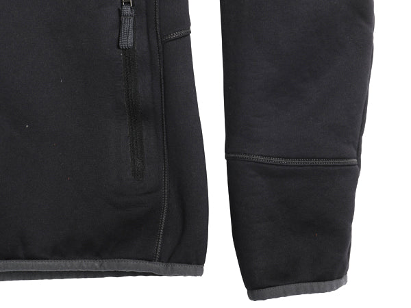 パタゴニア テック フリース フーディ レディース М / 古着 15年製 アウトドア フルジップ ジャージ パーカー ストレッチ ジャケット  黒