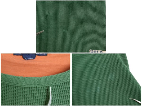 90's POLO SPORTING GOODS ダブルフェイス 長袖 Tシャツ メンズ XL / オールド ロンT サーマル ヘビーウェイト 大きいサイズ 無地 シンプル
