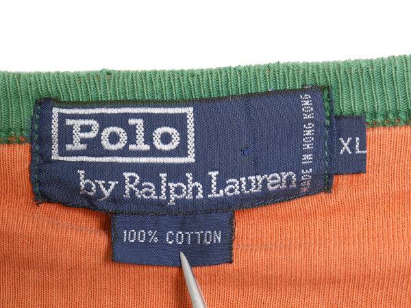 90's POLO SPORTING GOODS ダブルフェイス 長袖 Tシャツ メンズ XL / オールド ロンT サーマル ヘビーウェイト 大きいサイズ 無地 シンプル