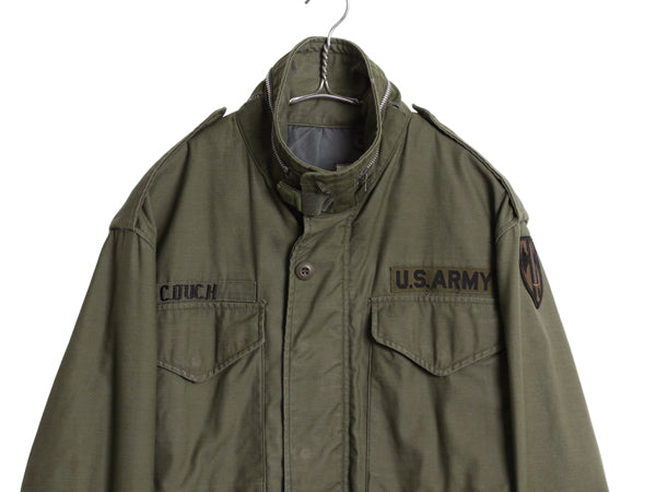 60s グレーライナー ★ 米軍実物 US ARMY M-65 フィールド ジャケット SMALL SHORT / ヴィンテージ 68年製 軍物 ミリタリー 2nd M65 アルミ