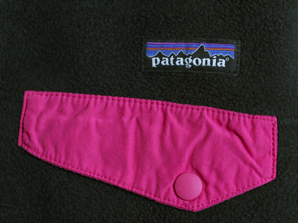 パタゴニア ライトウェイト シンチラ スナップT レディース S / 14年製 フリース プルオーバー ジャケット ブルゾン アウトドア ブラック