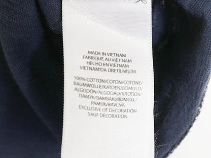 ポロ ラルフローレン 半袖 Tシャツ レディース XL ヴィンテージ 加工 星条旗 ロゴ コットン カットソー シングルステッチ 大きいサイズ 紺