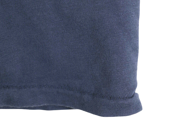 ポロ ラルフローレン 半袖 Tシャツ レディース XL ヴィンテージ 加工 星条旗 ロゴ コットン カットソー シングルステッチ 大きいサイズ 紺