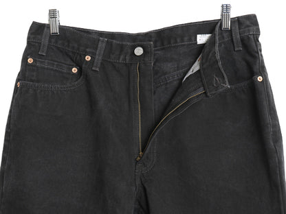 00s USA製 リーバイス 550 ブラック デニム パンツ メンズ 36 36 / オールド リラックス フィット テーパード ジーンズ ジーパン 赤タブ 黒
