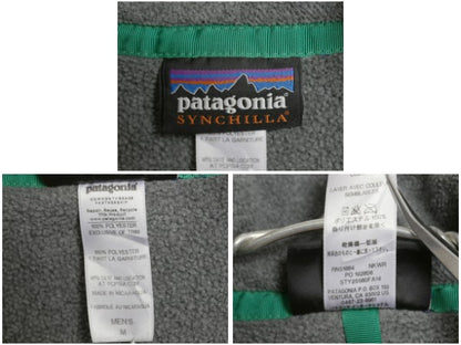 パタゴニア ライトウェイト シンチラ スナップT メンズ M 古着 14年製 アウトドア フリース プルオーバー ジャケット ブルゾン ハイネック