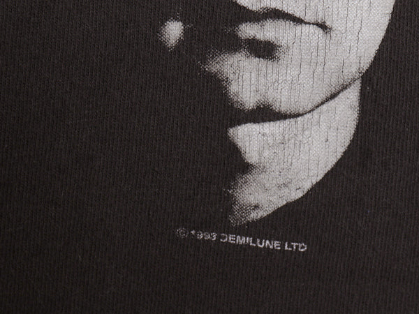 90s USA製 ★ デペッシュモード ツアー プリント Tシャツ メンズ XL 程/ オールド 当時物 オフィシャル バンド ロック シングルステッチ 黒