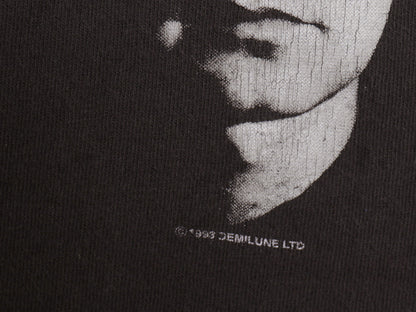 90s USA製 ★ デペッシュモード ツアー プリント Tシャツ メンズ XL 程/ オールド 当時物 オフィシャル バンド ロック シングルステッチ 黒