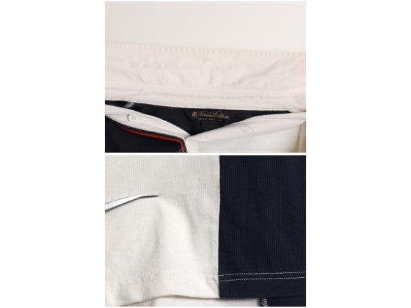 ブルックスブラザーズ 半袖 ラガーシャツ メンズ XL 古着 半袖シャツ ラグビー ポロシャツ ナンバリング クレイジー パターン 大きいサイズ