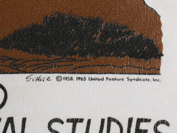 80s USA製 スヌーピー イエール カレッジ プリント スウェット メンズ レディース 小さめ XL / ヴィンテージ トレーナー キャラクター YALE